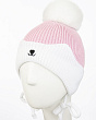 Модель: 13313/2 MGU Шапка для девочки флис (50-52), Цвет: бело-розовый Головные уборы Marhatter 13313/2 MGU Шапка для девочки флис (50-52) - 1