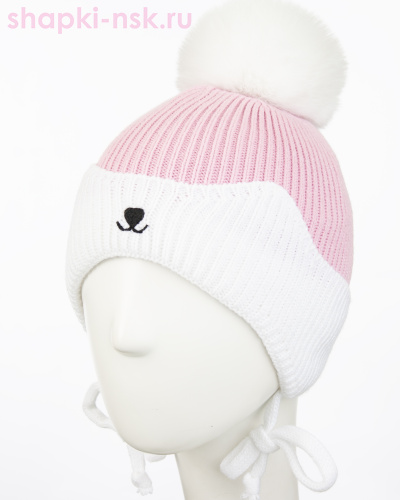 13313/2 MGU Шапка для девочки флис (50-52) - Шапки-НСК. Головные уборы оптом и в розницу.