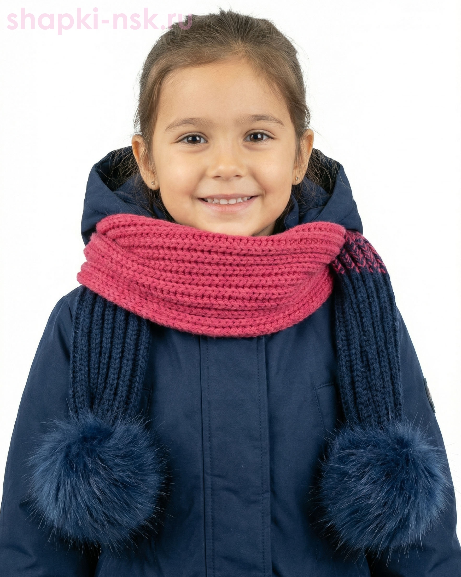 11243 MGS Шарф для девочки (140 x 16)