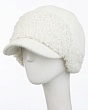 Головные уборы Инга Шляпный дом Берта Кепка женская флис (57-59) - белый