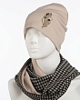 Комплекты Avenue 0144к СП Комплект женский флис (колпак+снуд) (56-58) - 552/12 бежевый