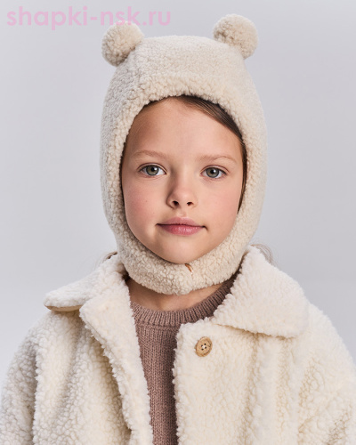 Модель: Дорис Чепчик для девочки (50-52), Цвет: молочный Дорис Чепчик для девочки (50-52) - Шапки-НСК. Головные уборы оптом и в розницу.