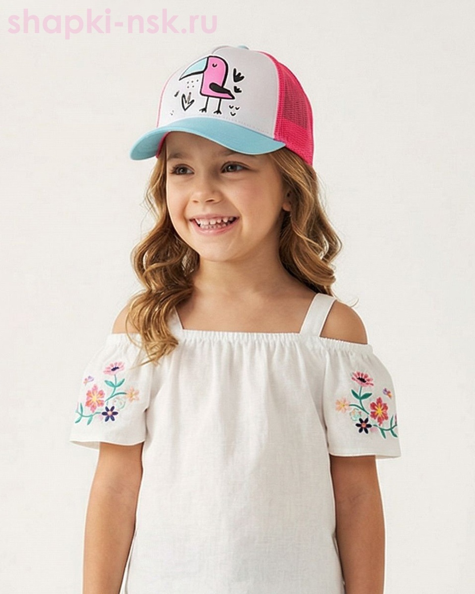 4164-МС Бейсболка для девочки (50-52)
