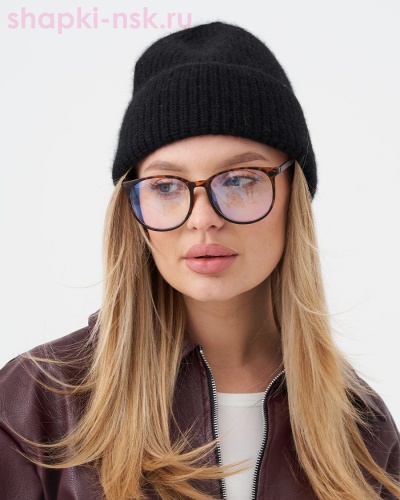 Майя пряжа енот Бини женская (56-58) - Шапки-НСК. Головные уборы оптом и в розницу.