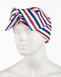 Головные уборы Инга Шляпный дом Повязка-солоха Чалма Повязка женская (54-60) - белый-синий-красный