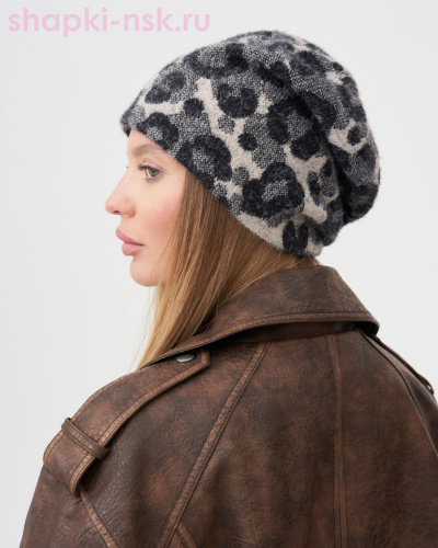004 трикотаж Ягуар Шапка флис (56-58) - Шапки-НСК. Головные уборы оптом и в розницу.