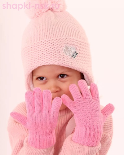 686-TG Перчатки (13 (3-4 года)) - Шапки-НСК. Головные уборы оптом и в розницу.