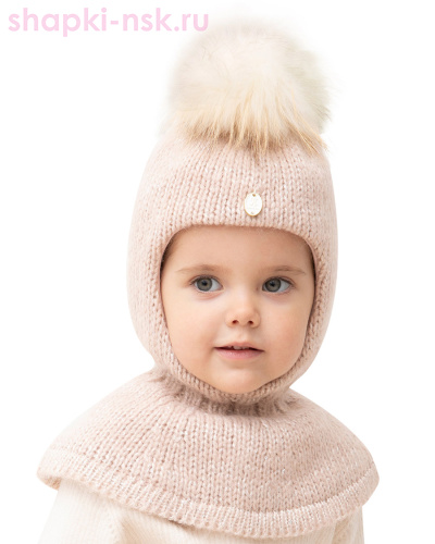 Модель: Кажет Шлем для девочки (2-8 лет), Цвет: розовый Кажет Шлем для девочки (2-8 лет) - Шапки-НСК. Головные уборы оптом и в розницу.