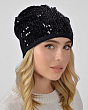 Головные уборы Mike Ambaroff Пайетка трикотаж Шапка женская (56-58) - 2