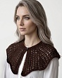 Шарфы, снуды, прочие Paola Belleza 598 PB Воротник женский (49 х 18) - шоколадный 