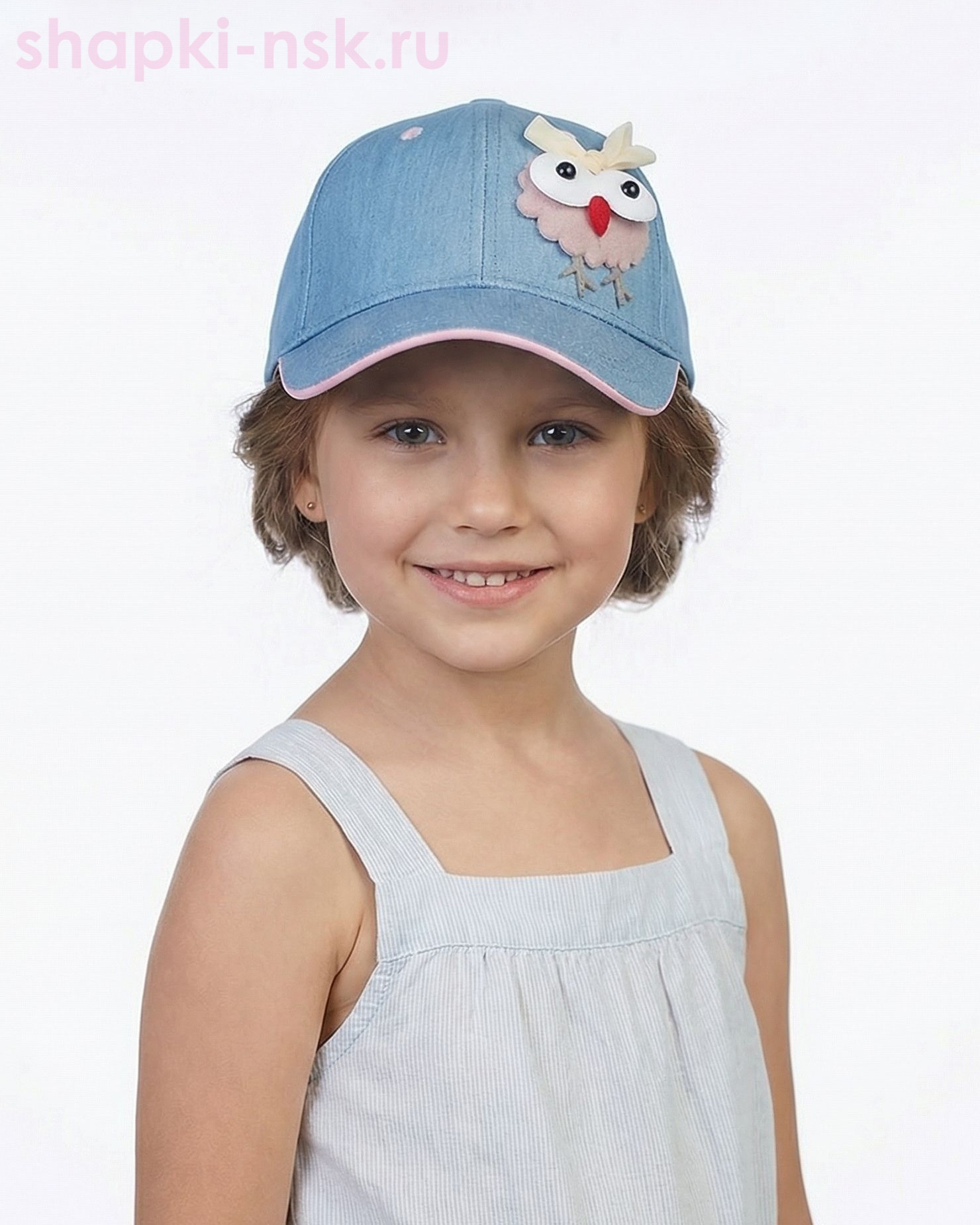 383-BS Бейсболка для девочки (52-54)