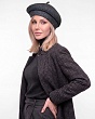 Головные уборы Di Lana Джулия 535/536 Берет (56-58) - черный-ангора