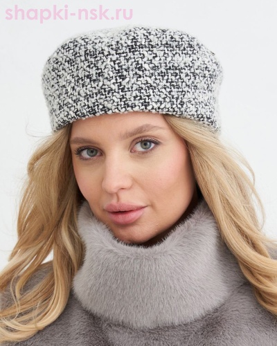 Табби мини ткань шанель букле Берет (56-58) - Шапки-НСК. Головные уборы оптом и в розницу.