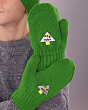 Перчатки, варежки, митенки Теплыши 923-TM (р-р 14/5-6 лет) Варежки - зеленый