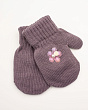 Перчатки, варежки, митенки Теплыши 026-TMg Варежки для девочки (5-6 лет) - пепел розы
