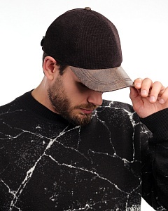 011.233111-2407 Бейсболка мужская флис (57-61)