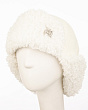 Модель: Бархат корот.уши барашек Ушанка лого МА стразы флис (56-58), Цвет: белый Головные уборы Mike Ambaroff Бархат корот.уши барашек Ушанка лого МА стразы флис (56-58) - белый