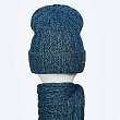 Комплекты Static 9225  (колпак+шарф) Комплект - 082 т.синий-бирюза