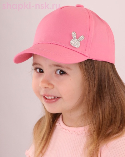 810-BS Бейсболка для девочки (48-50) - Шапки-НСК. Головные уборы оптом и в розницу.
