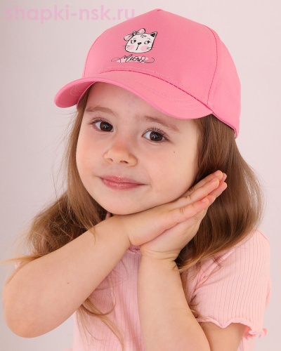 811-BS Бейсболка для девочки (48-50) - Шапки-НСК. Головные уборы оптом и в розницу.