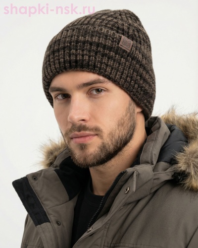 12769/2 MMH Шапка мужская флис (57-59) - Шапки-НСК. Головные уборы оптом и в розницу.