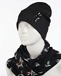 Комплекты Avenue 0144к СП Комплект женский флис (колпак+снуд) (56-58) - 434/5 черный