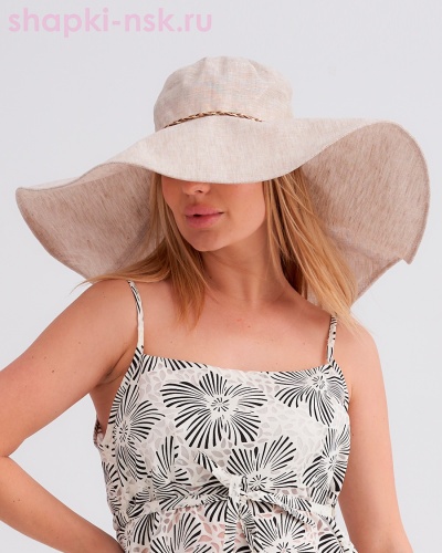 LP макси лён Шляпа (56-57) - Шапки-НСК. Головные уборы оптом и в розницу.