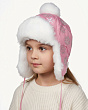 Головные уборы Colibri 245-З Снежок Ушанка для девочки (50-52) - св.розовый