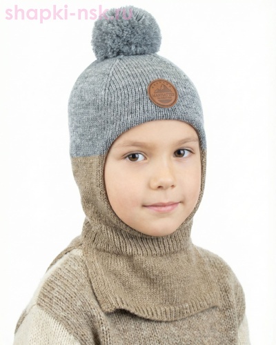 13277/2 MBT Шлем для мальчика флис (50-52) - Шапки-НСК. Головные уборы оптом и в розницу.