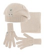Комплекты Mialt Мишель (54-56) (берет+шарф+перчатки) Комплект - бежевый