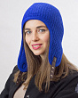 Головные уборы Сиринга 496-ТД Ушанка женская (56-58) - васильковый