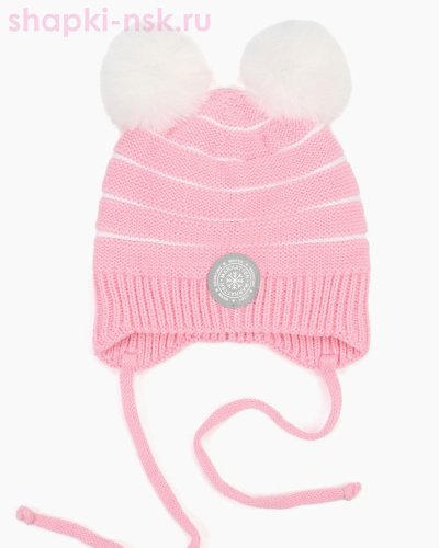 14423/2 MGU Шапка для девочки флис (50-52) - Шапки-НСК. Головные уборы оптом и в розницу.