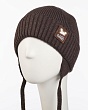 Головные уборы Поляярик 08-14-M Шапка для мальчика (48-50) - коричневый