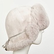 Головные уборы ВЛАДИ Север экомех кролик Ушанка женская (56-58) - 9/03 пудра-рысь