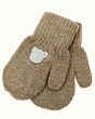 Перчатки, варежки, митенки Теплыши 911-TM (р-р 12,5/2-3 года) Варежки - бежевый меланж