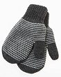 Перчатки, варежки, митенки Infante 2215-B-W Варежки - т.серый