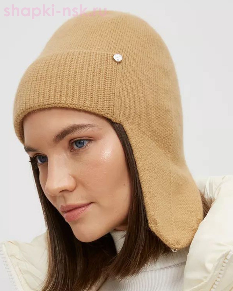 885 WH Ушанка женская (56-58)