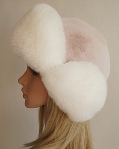 Нон-стоп иск.мех Ушанка женская (56-58)