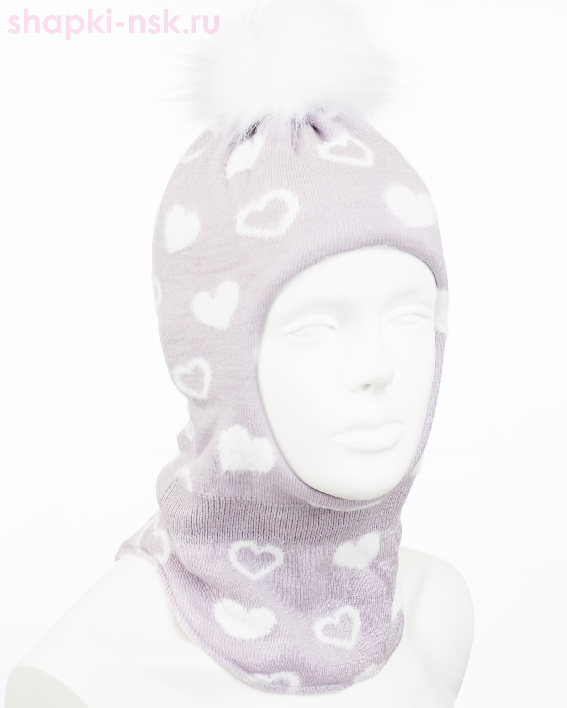 12635/2 MGT Шлем для девочки флис (50-52)