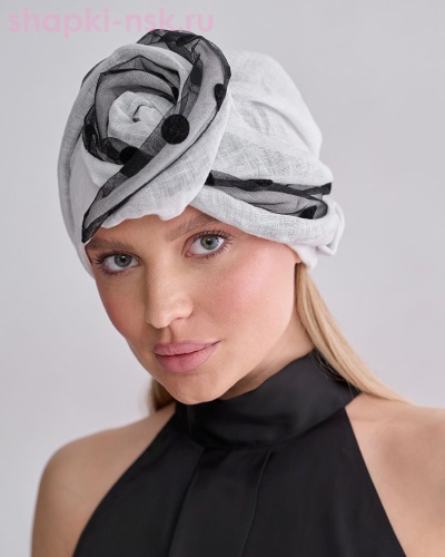Дона Бандана лён (56-57) - Шапки-НСК. Головные уборы оптом и в розницу.