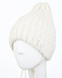 Головные уборы Marhatter 13206/2 MGH Шапка для девочки флис (50-52) - молочный