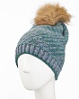 Головные уборы Marhatter 6730/1 MWH Шапка женская флис (56-58) - изумруд-серо-голубой
