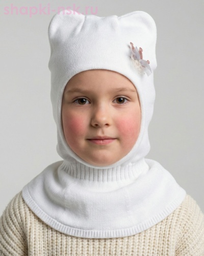 Сима Шлем для девочки (2-6 лет) - Шапки-НСК. Головные уборы оптом и в розницу.