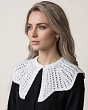 Шарфы, снуды, прочие Paola Belleza 598 PB Воротник женский (49 х 18) - белый