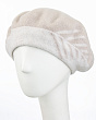 Головные уборы Di Lana Мелисса 496 Берет женский флис (56-58) - св.фрез-белый