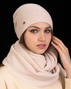 LL 36 PL 36 Комплект женский (колпак+снуд) (56-58)