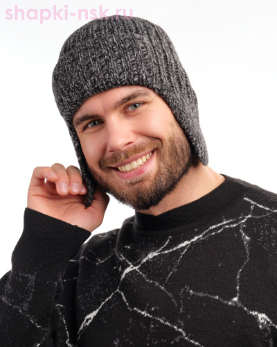 65492 Panem XXL Ушанка мужская флис (60-61) - Шапки-НСК. Головные уборы оптом и в розницу.
