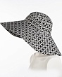 Головные уборы Инга Шляпный дом Флоппи Лето Шляпа (56-59) - черный-белый