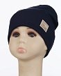 Головные уборы Поляярик 03-31-ST Бини для мальчика (46-48) - т.синий