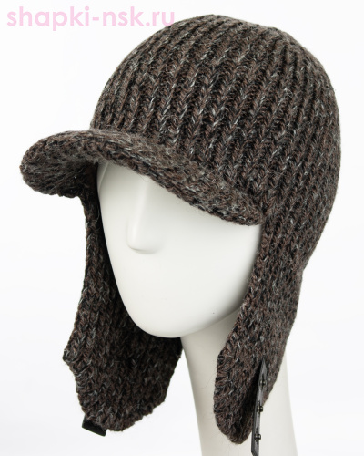 14534/2 MMU Ушанка мужская флис (57-59) - Шапки-НСК. Головные уборы оптом и в розницу.
